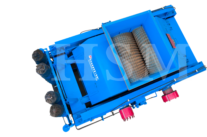 齒輥破碎機對輥破碎機、河卵石制砂機、石頭制砂機海報圖