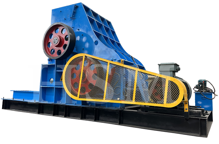 雙級粉碎機對輥破碎機、河卵石制砂機、石頭制砂機大圖